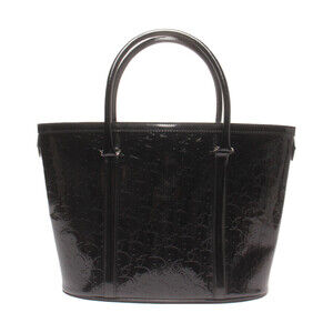 Christian Dior Diorissimo Trotter Tote Bag black embossed leather